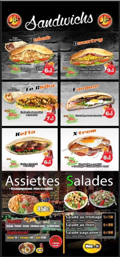 Le Big Halal — carte page 2