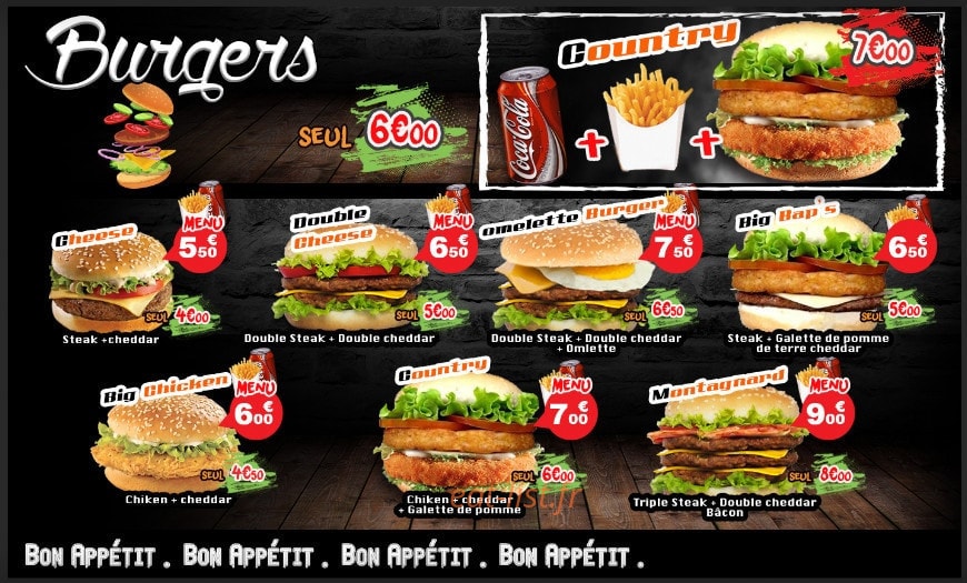 Le Big Halal — carte page 1