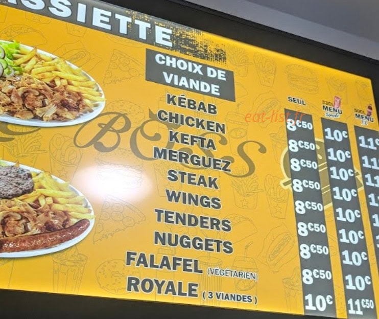 Le Boss — carte page 1