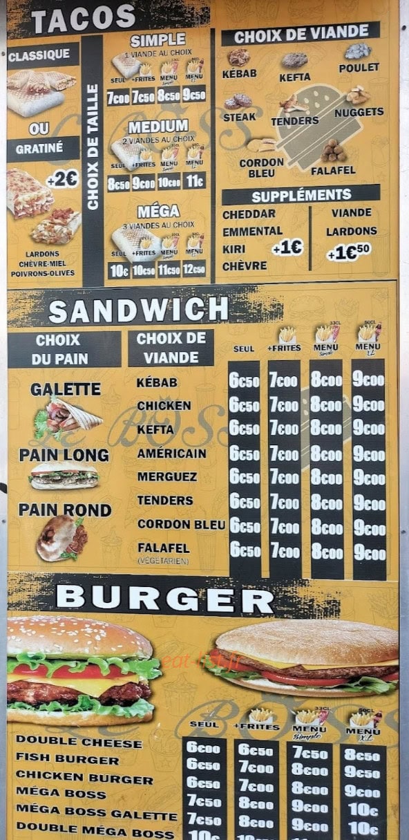 Le Boss — carte page 2