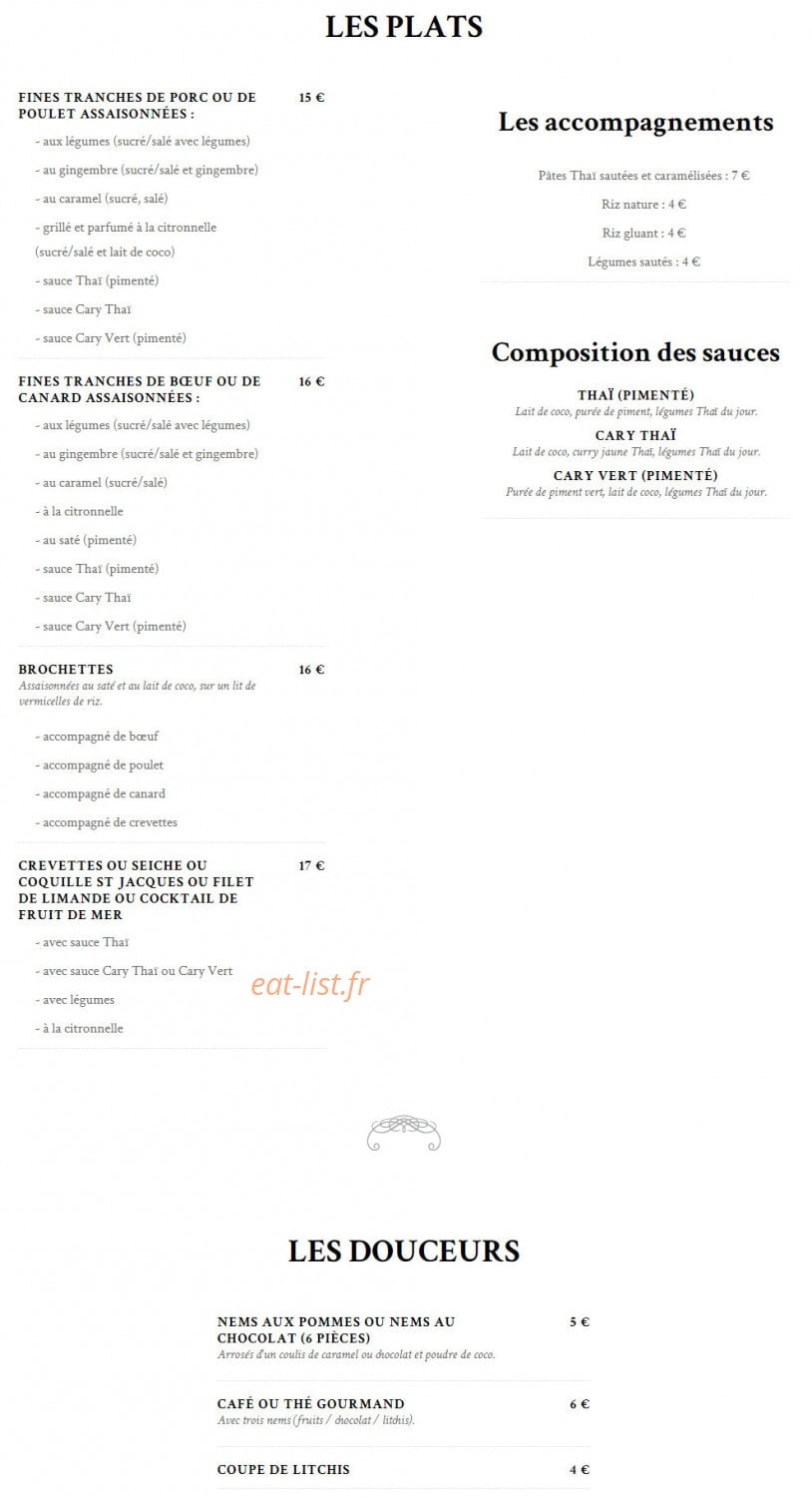 Le Boui Boui — carte page 4