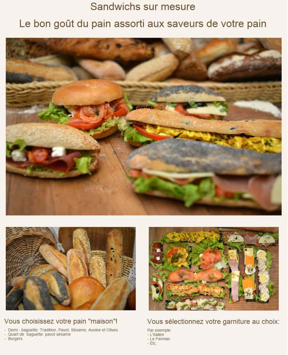 Carte et menu de Le Boulangerie Saint-Georges à Toulouse — Petits fours sucrés et macarons