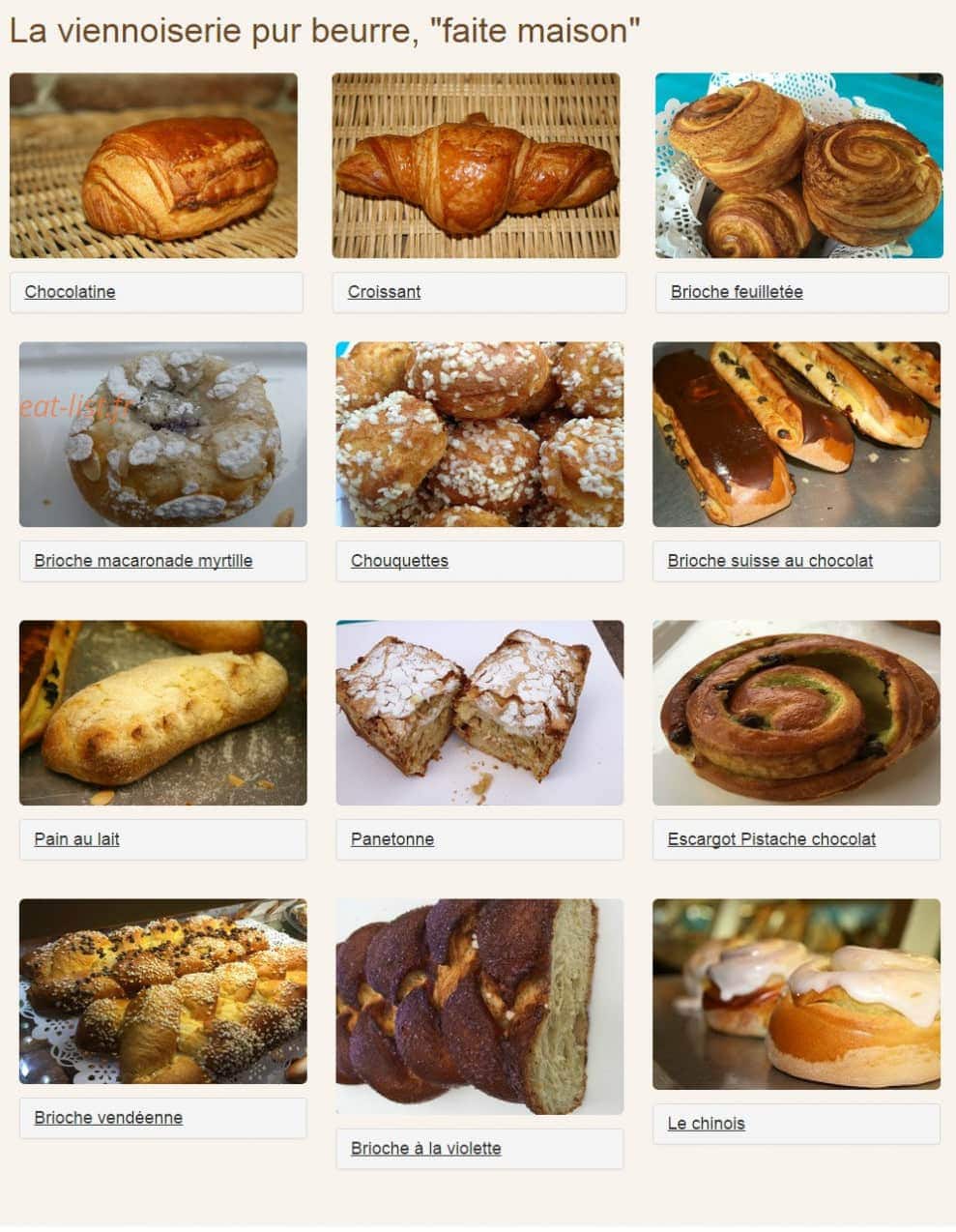 Carte et menu de Le Boulangerie Saint-Georges à Toulouse — Viennoiserie