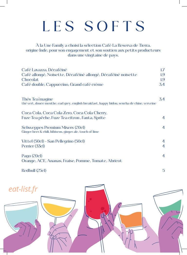 Le Buffet du Grand Marché — carte page 7