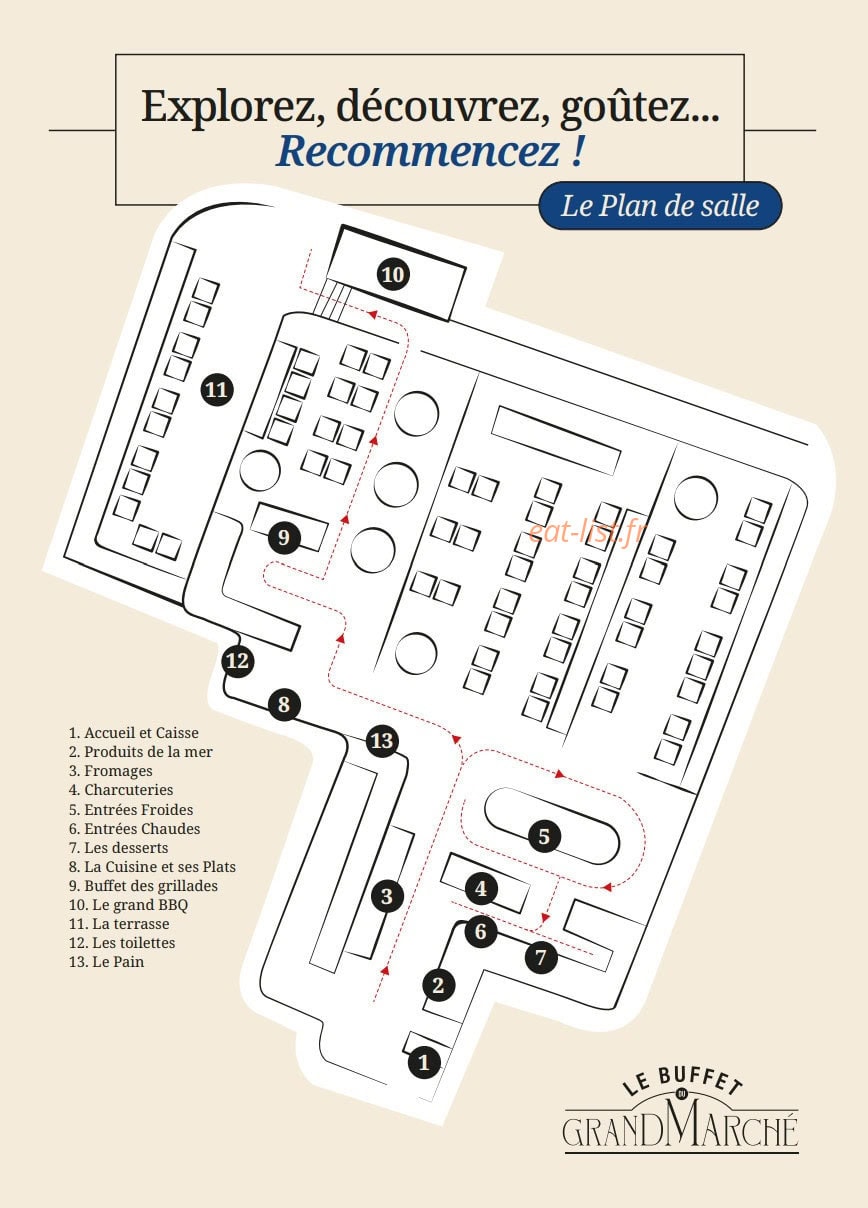 Le Buffet du Grand Marché — carte page 8