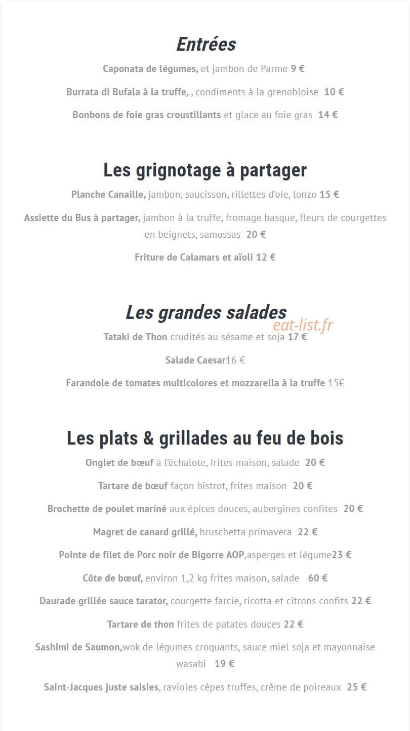 Le Bus 111 — carte page 1