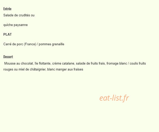 Le Cactus — carte page 1