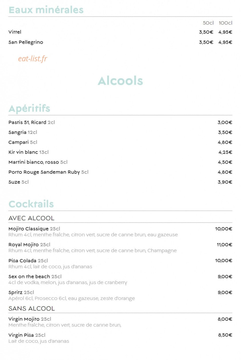 Le café barrière — carte page 5