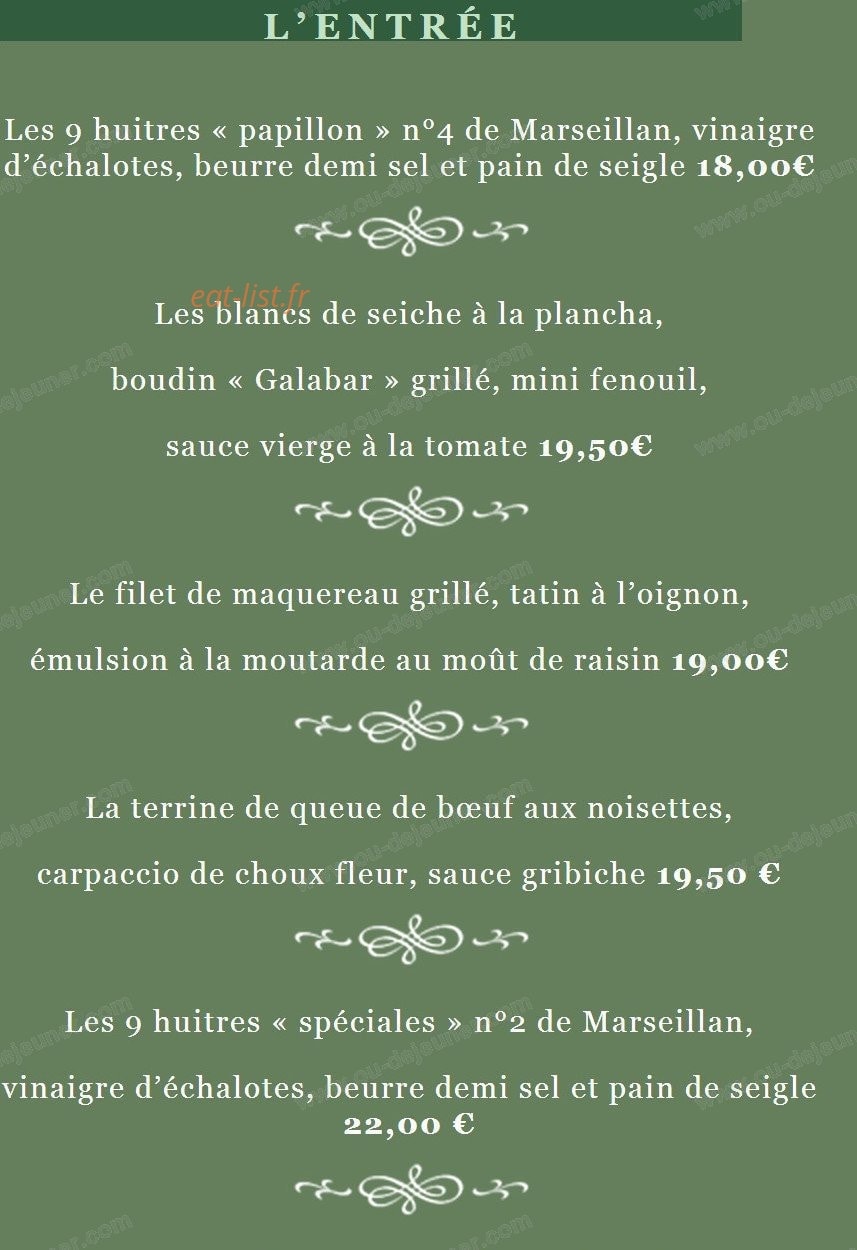 Le Cantou — carte page 1