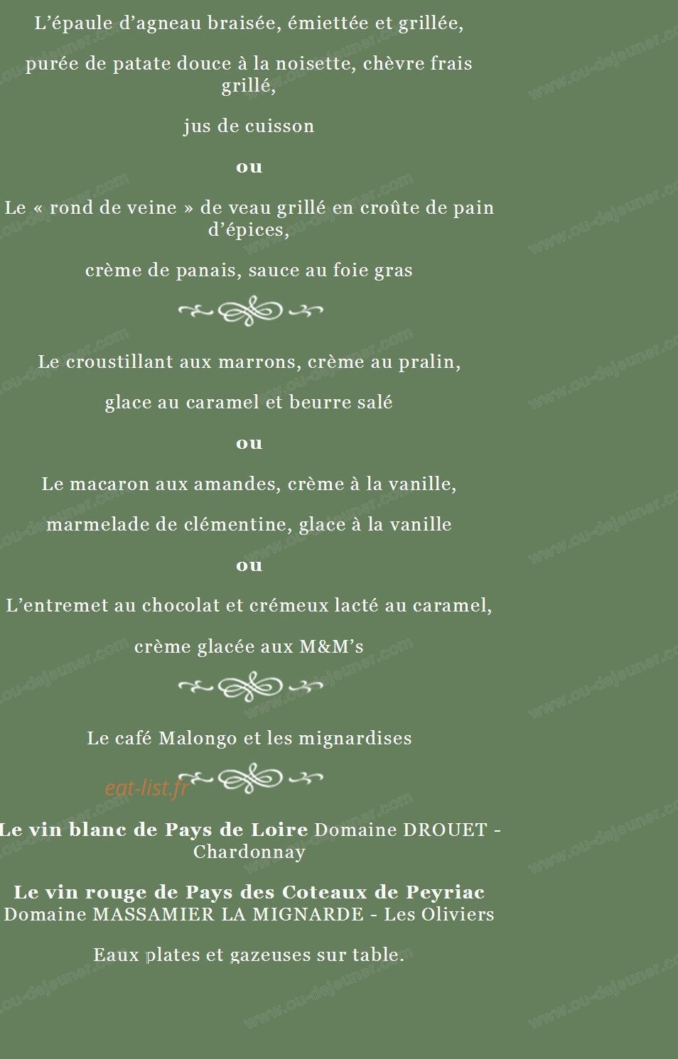 Le Cantou — carte page 10