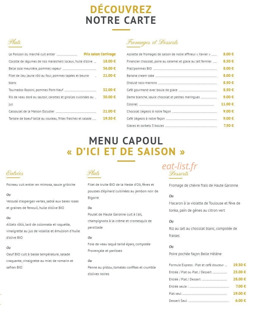 Le Capoul — carte page 2