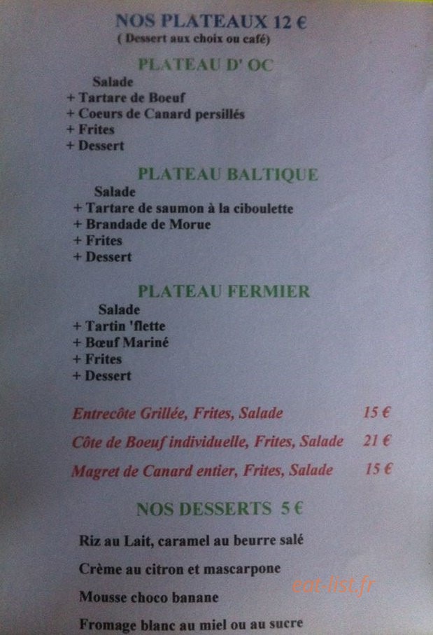 Le Carbet d'Oc — carte page 2