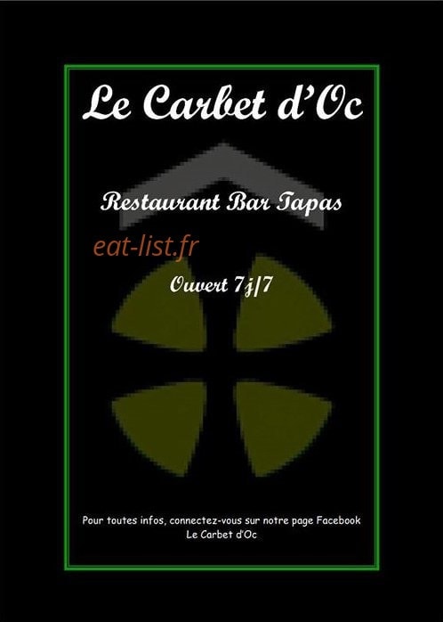 Le Carbet d'Oc — carte page 1