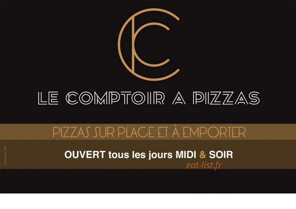 Le comptoir à Pizzas — carte page 1