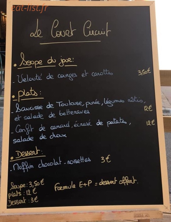 Le Court Circuit — carte page 1