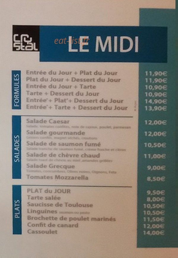 Le Crystal — carte page 6