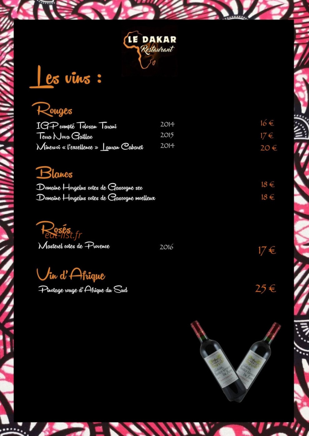 Le Dakar — carte page 7