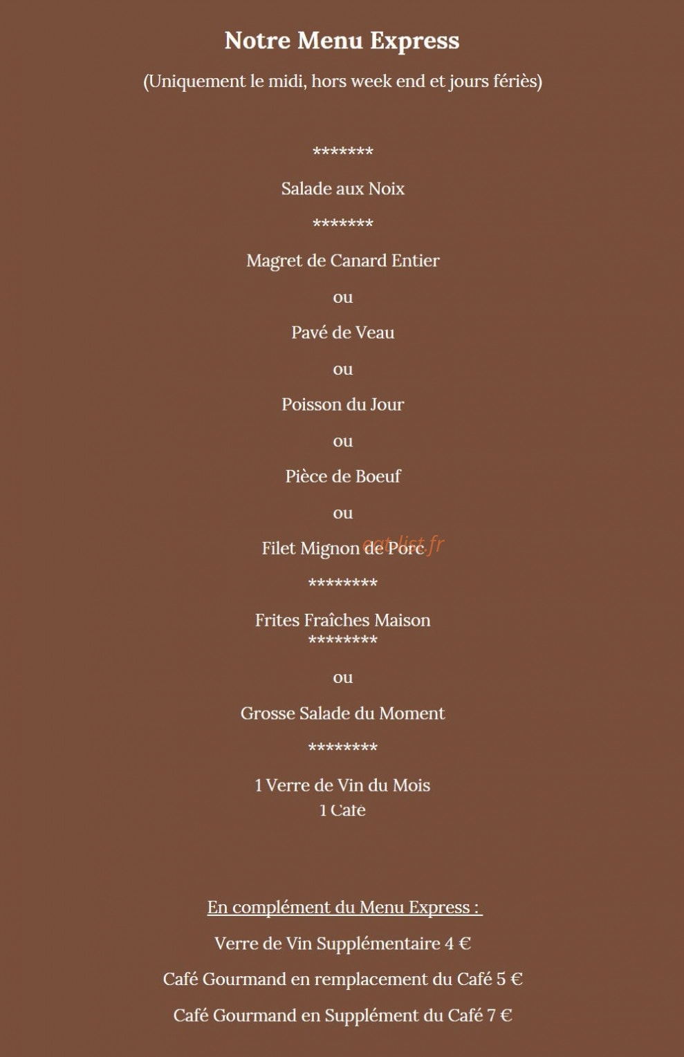 Le Faubourg — carte page 3