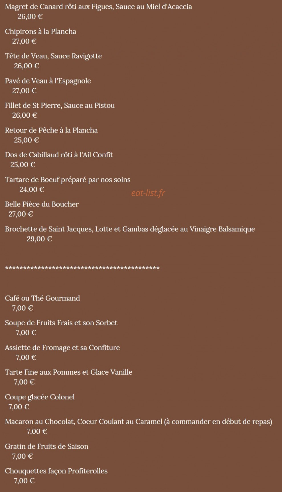 Le Faubourg — carte page 5
