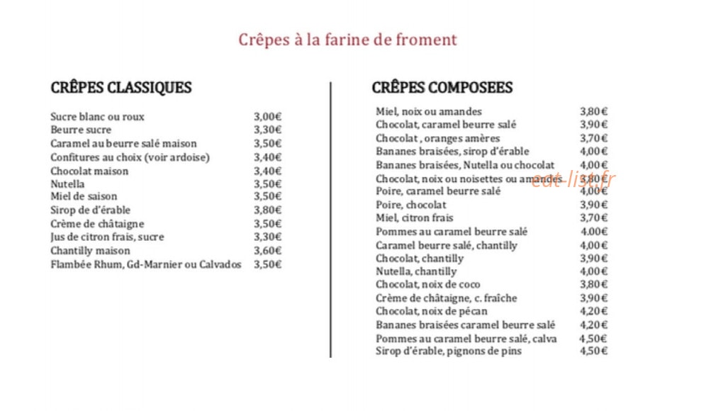 Le Galuchat — carte page 2