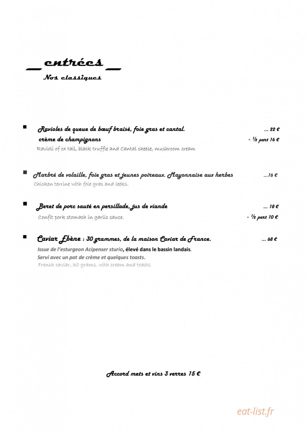 Le Genty Magre — carte page 3