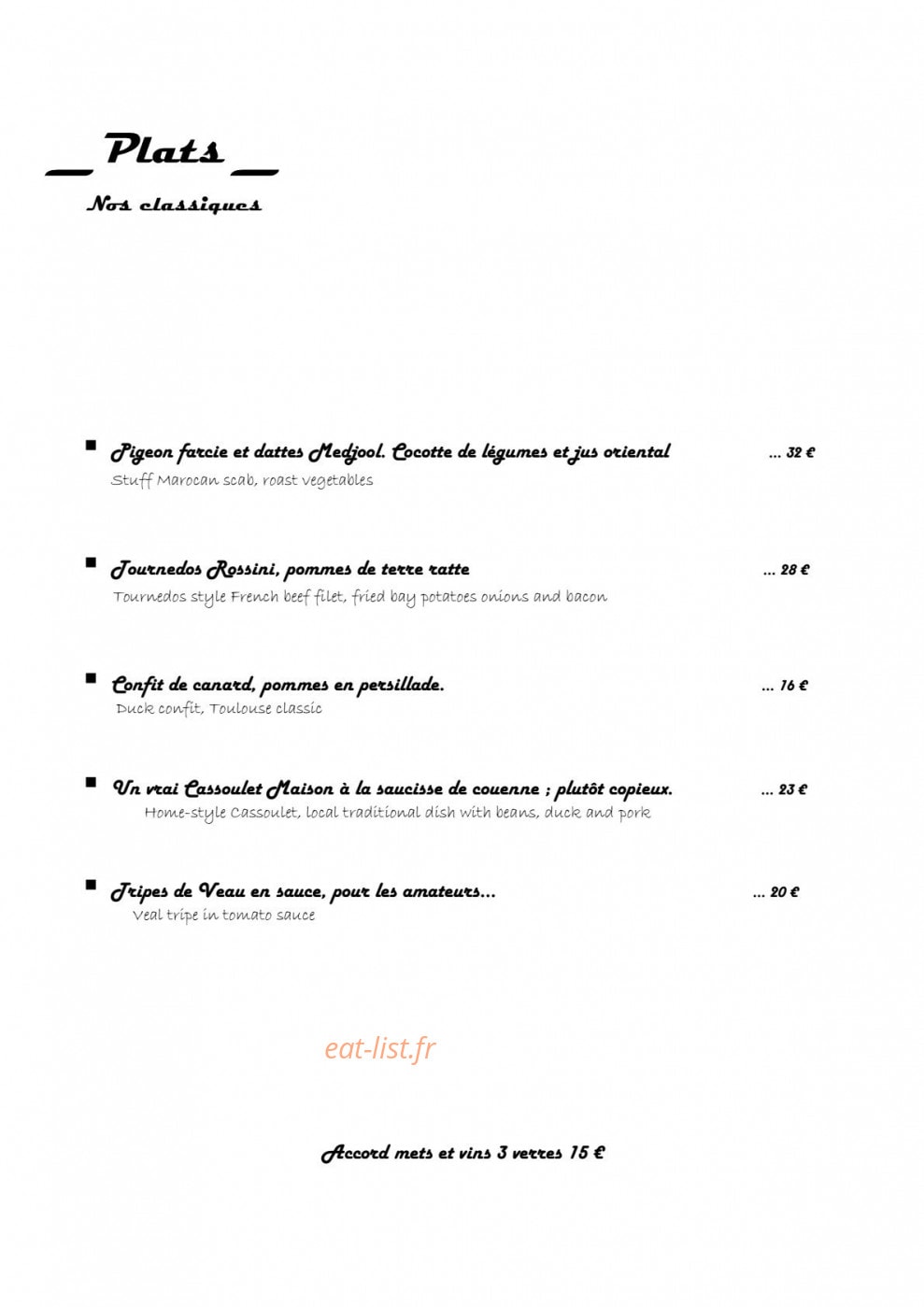 Le Genty Magre — carte page 5