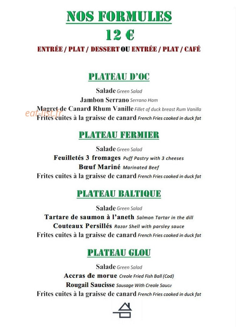 Le Glou — carte page 2