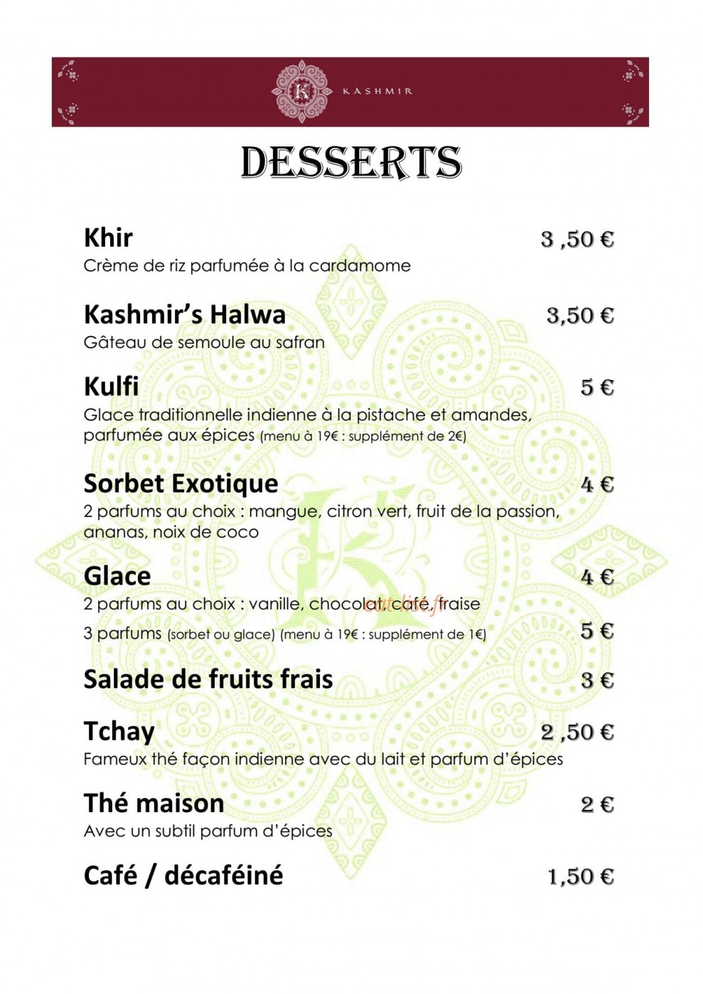 Le Kashmir — carte page 3