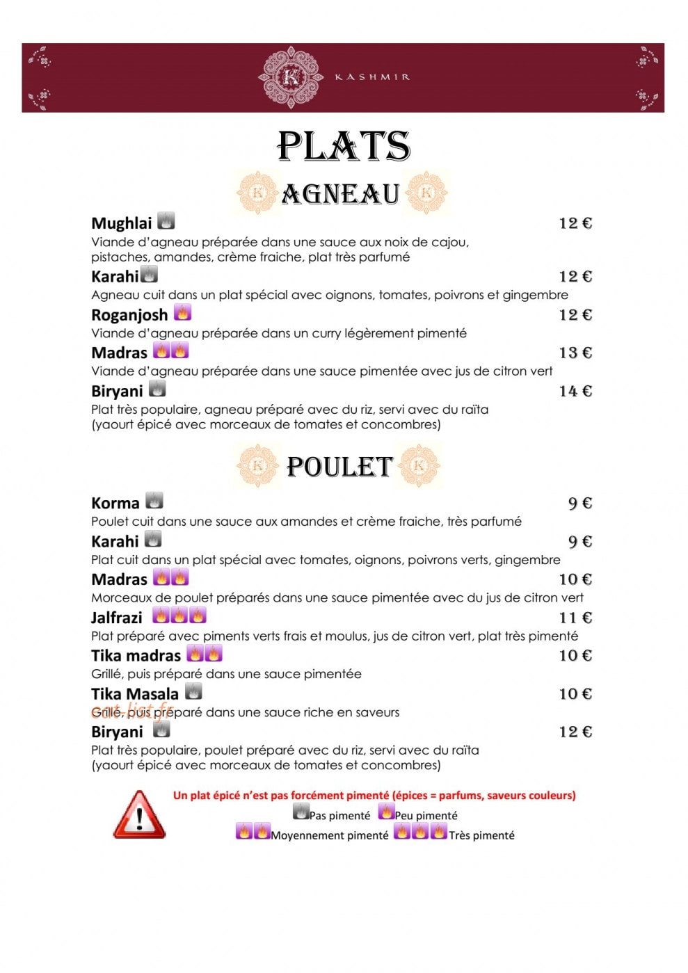 Le Kashmir — carte page 2
