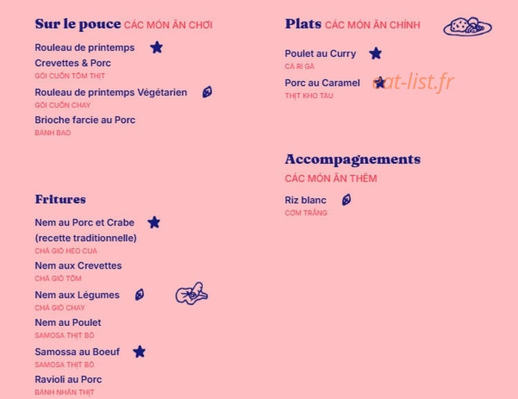 Le Kiosque — carte page 1