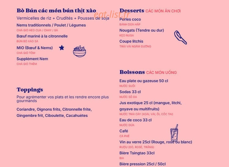 Le Kiosque — carte page 2