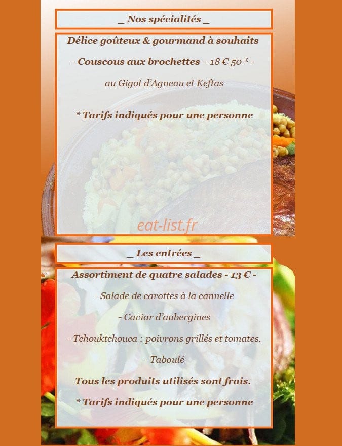 Le Ksar — carte page 1