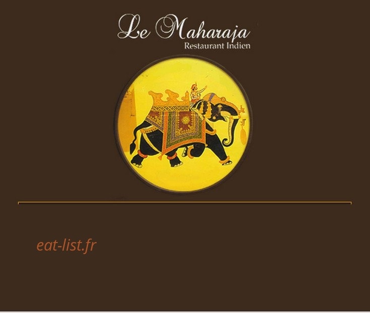 Le Maharaja — carte page 1