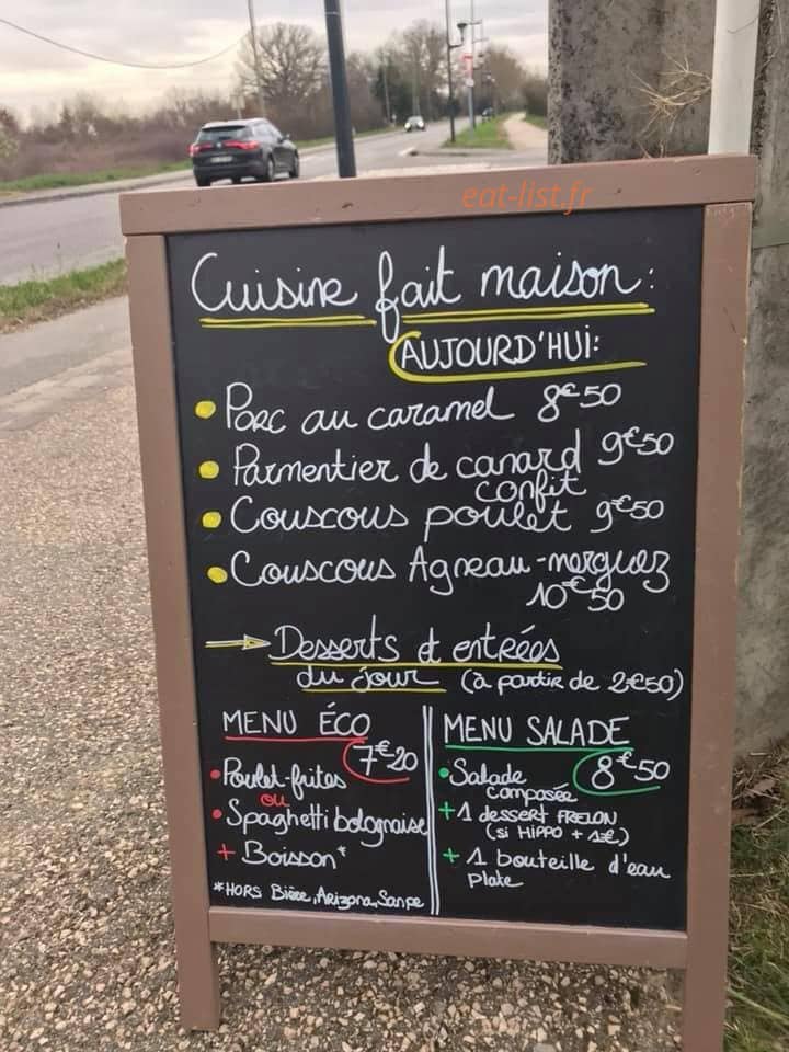 Le Maraîcher dans son Assiette — carte page 1