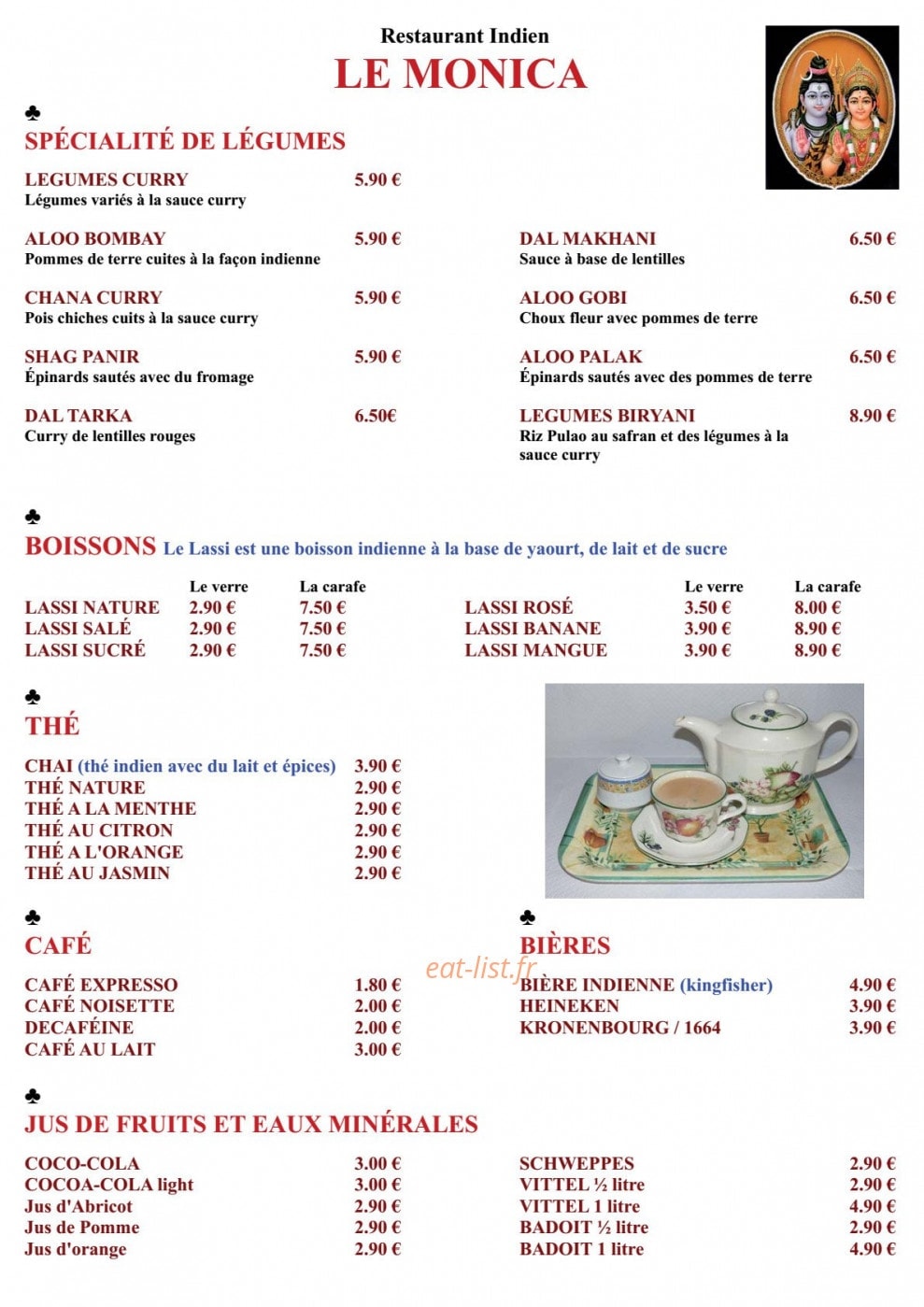Le Monica — carte page 7