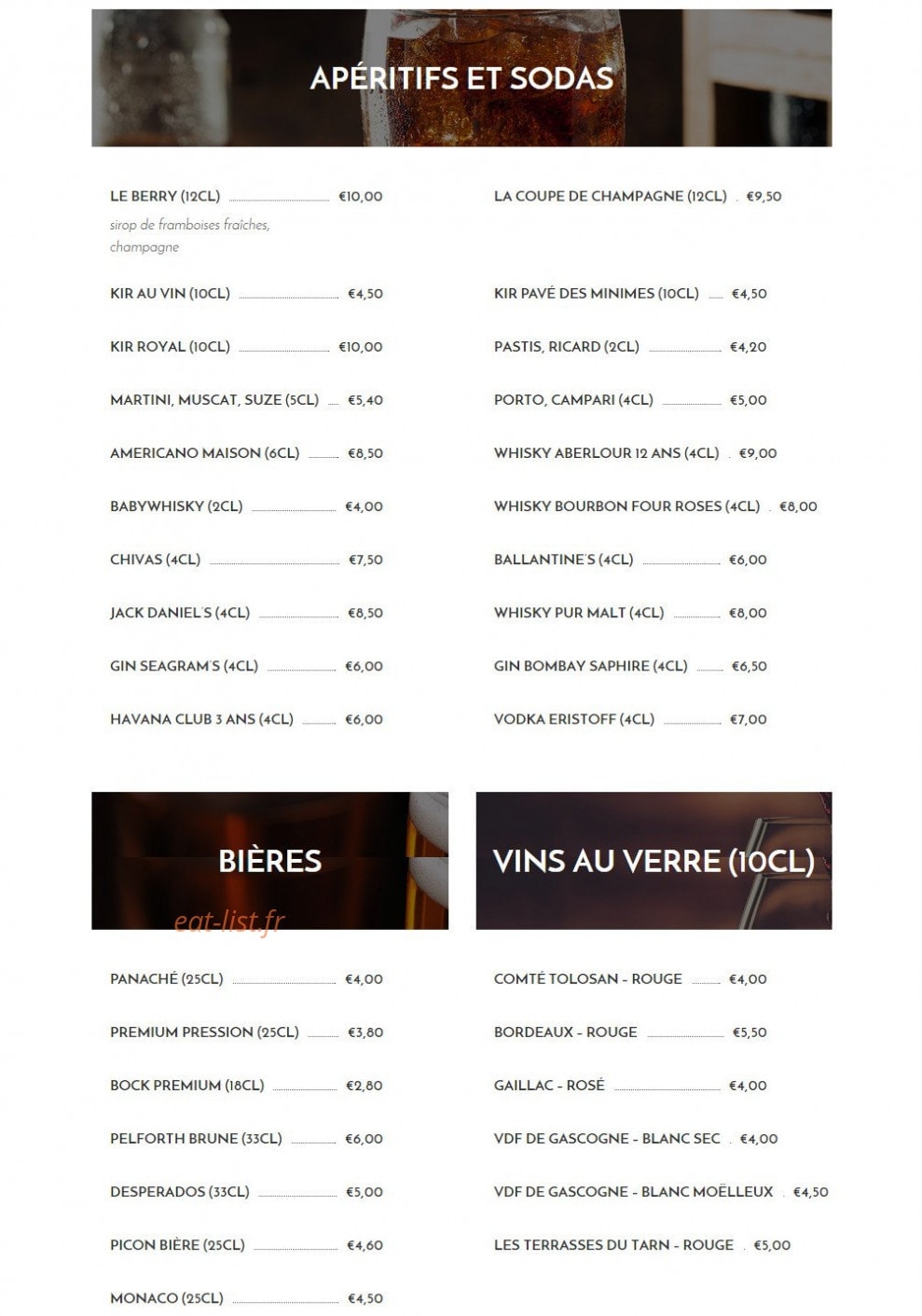 Le pavé des minimes — carte page 6