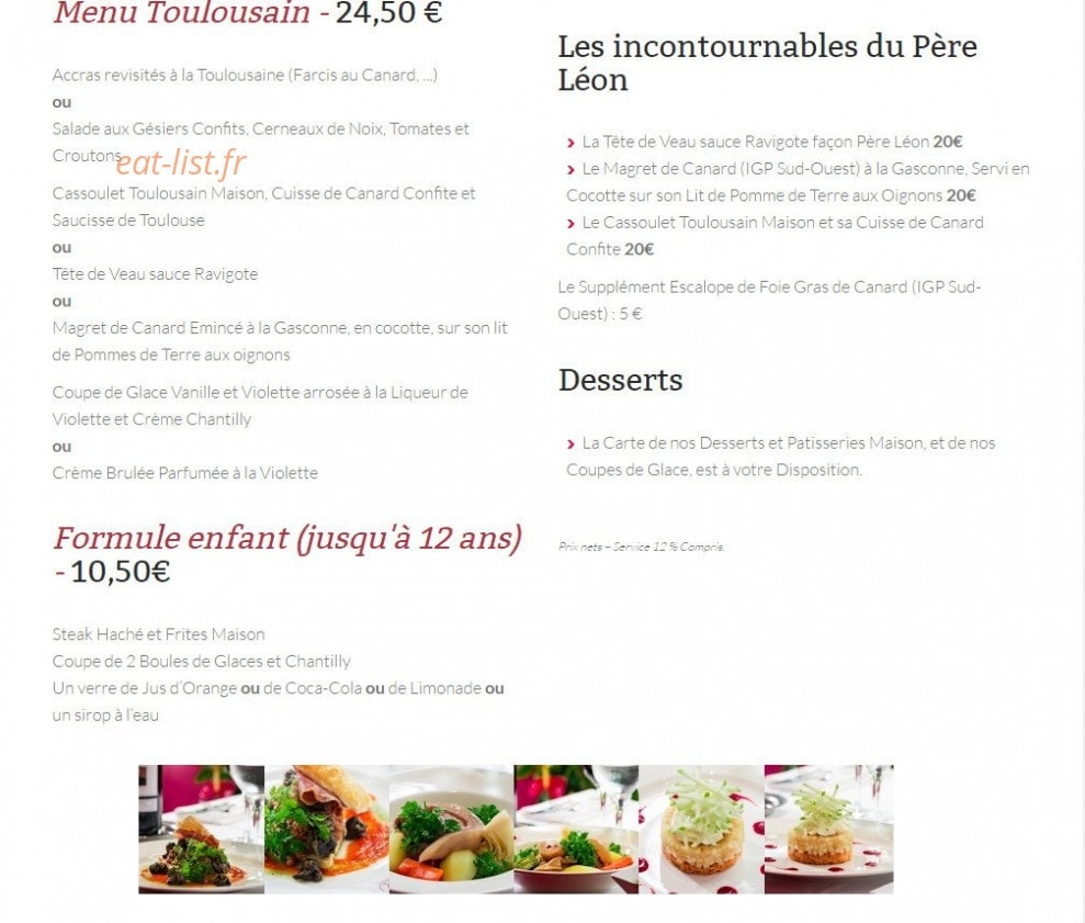 Le Père Léon — carte page 2
