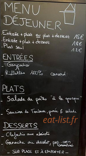 Le Petit Quai — carte page 1