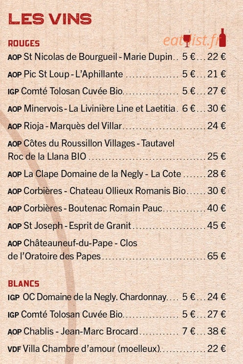 Le Petit Salin — carte page 6