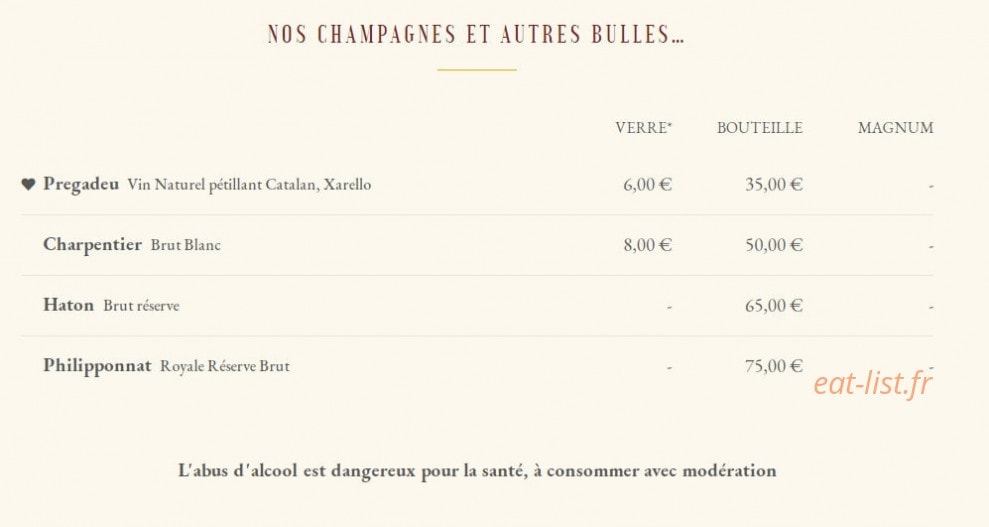 Le Petit San Seb — carte page 5