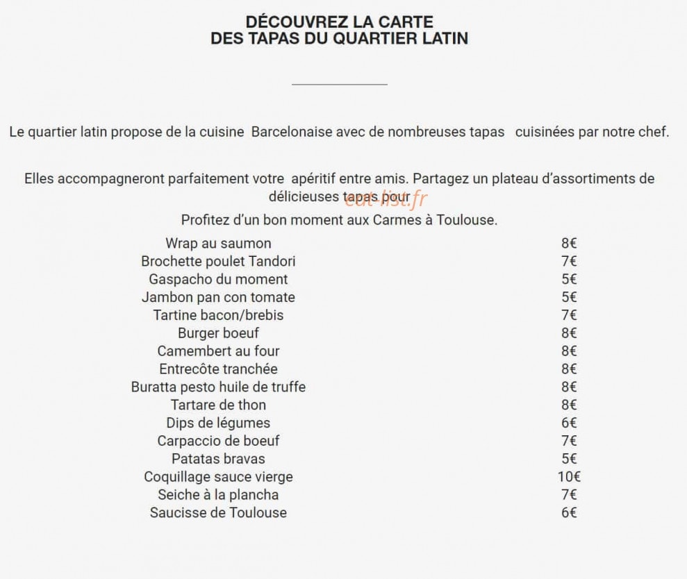 Le Quartier Latin — carte page 1