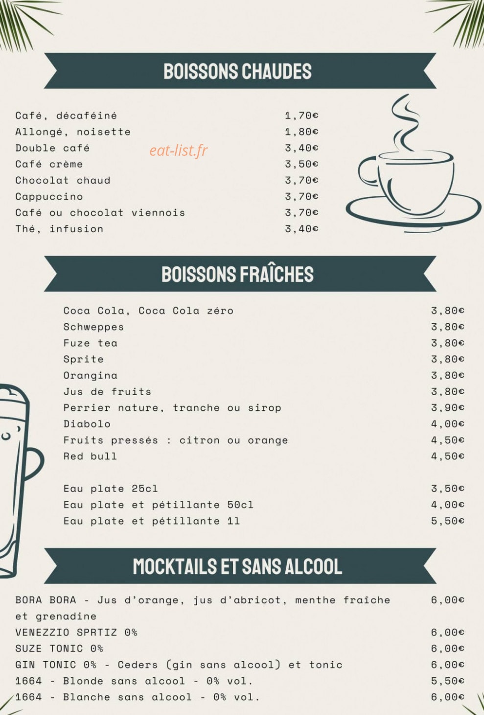 Le Rhino — carte page 6