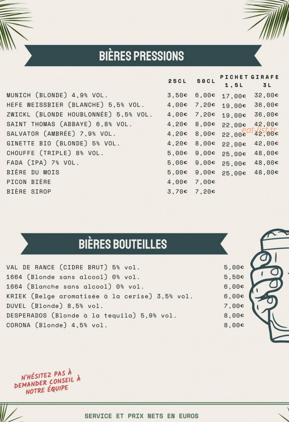 Le Rhino — carte page 5