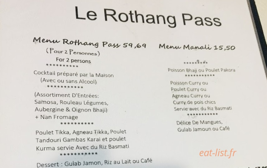 Le Rohtang Pass — carte page 1