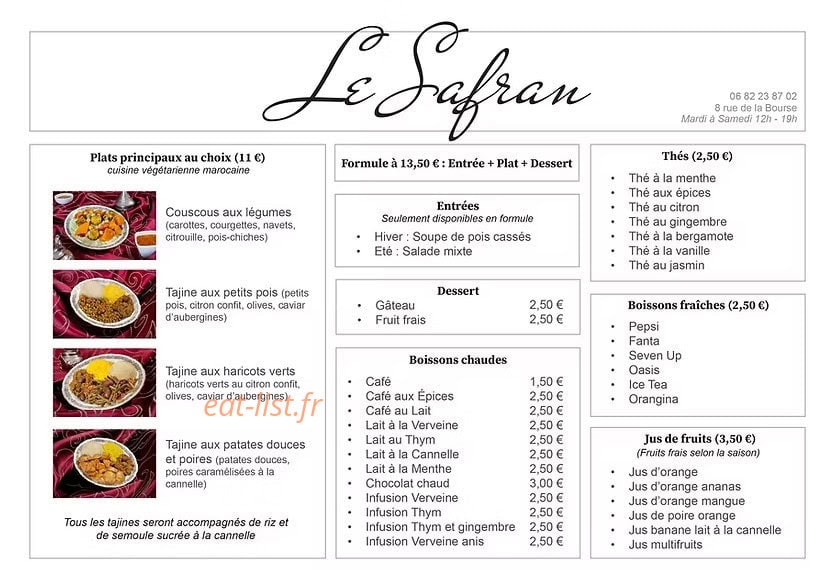 Le Safran — carte page 1
