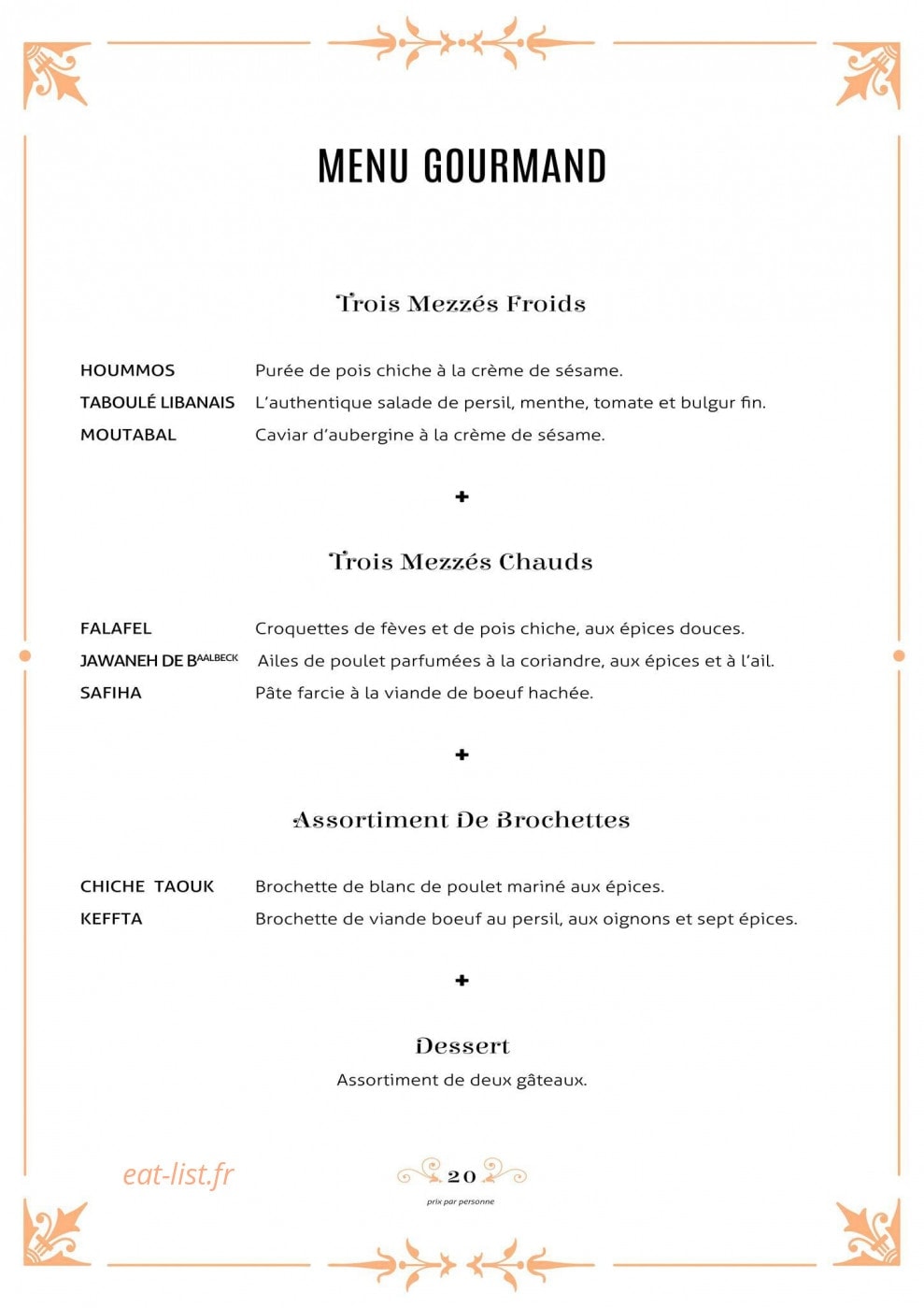 Le Sémiramis — carte page 3
