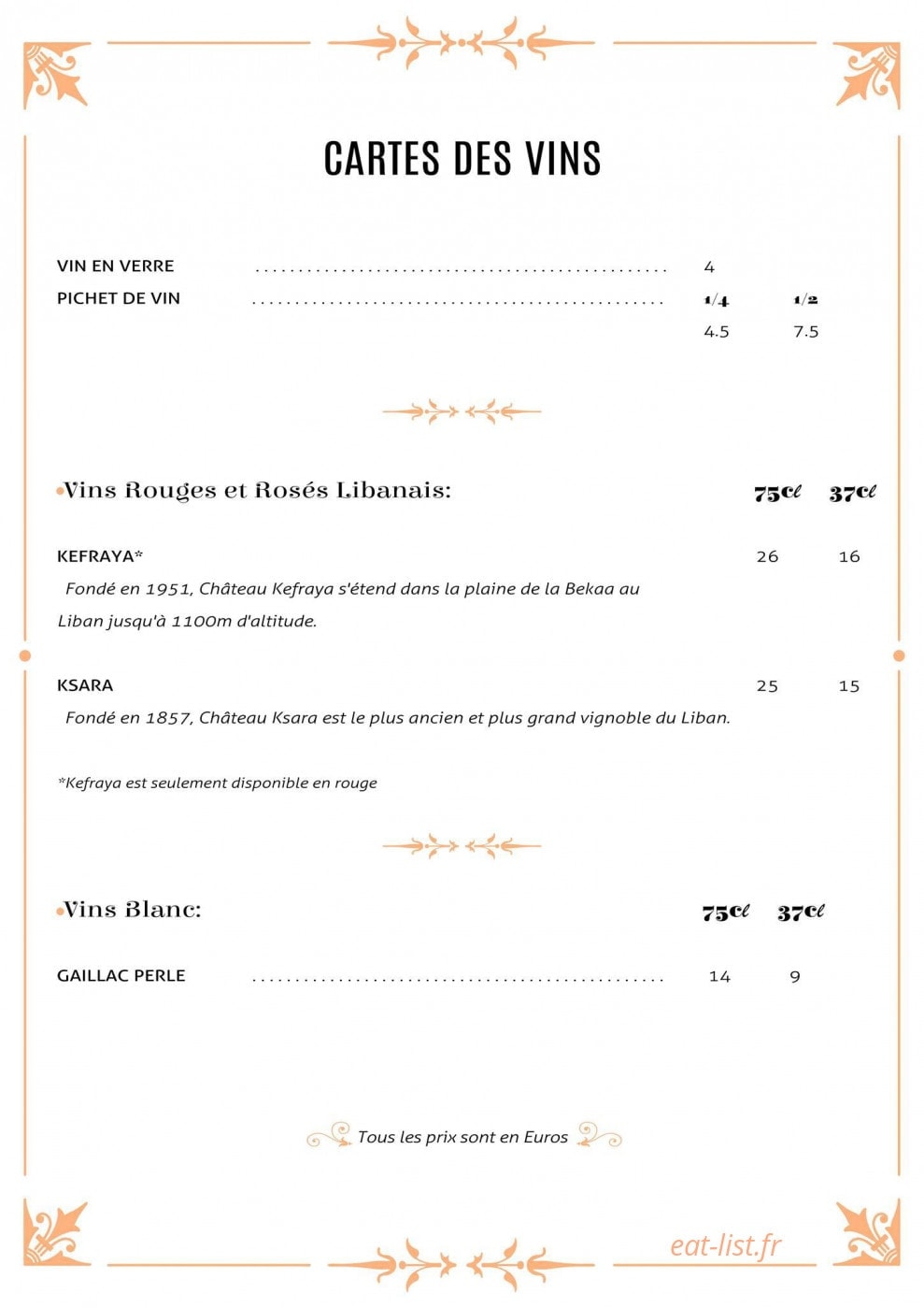 Le Sémiramis — carte page 7