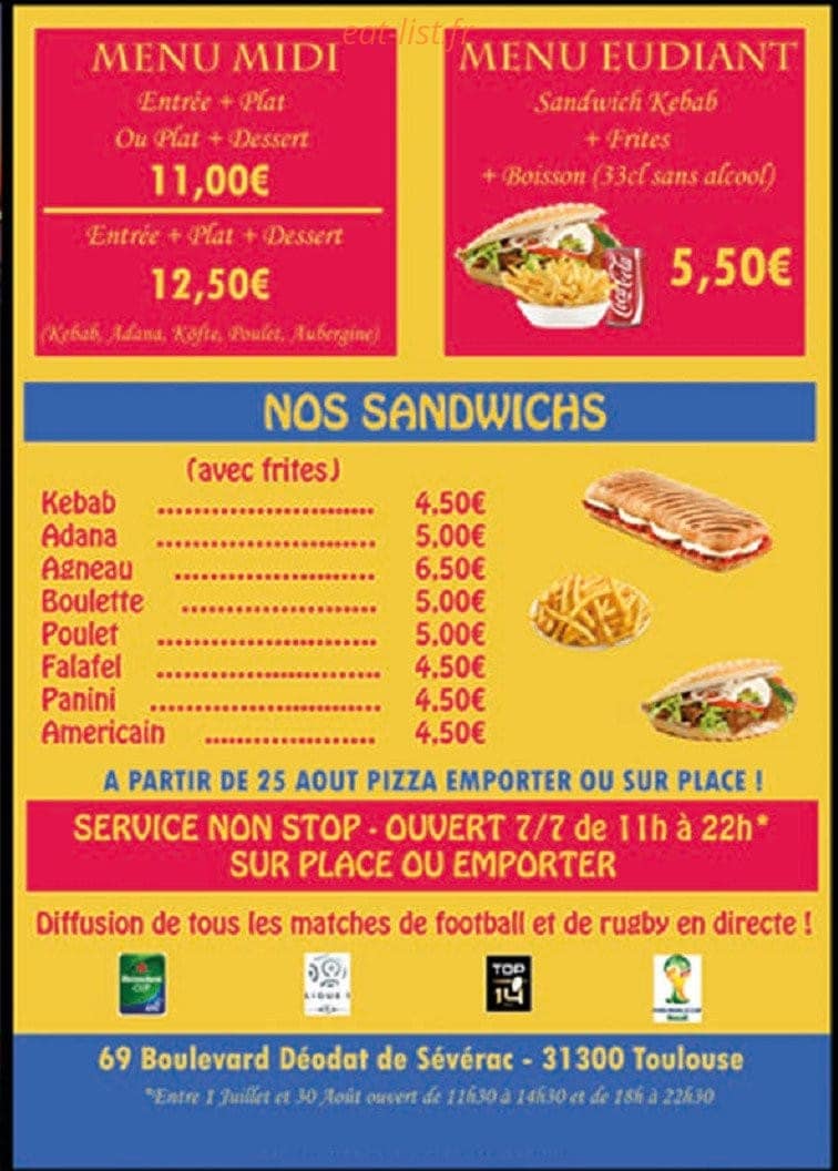 Le Soleil d'Istanbul — carte page 2