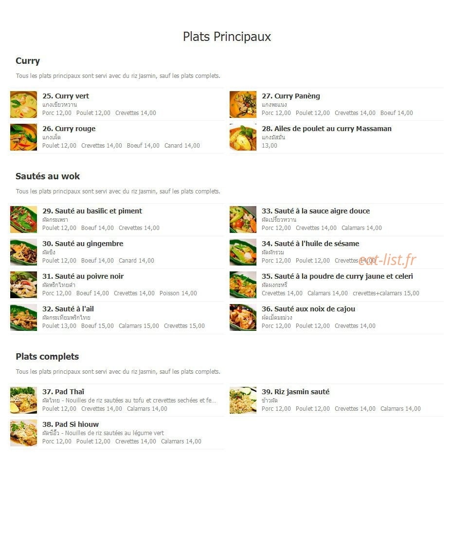 Le Sukhothai — carte page 2