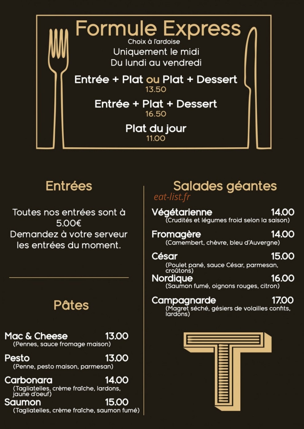 Le Tchin — carte page 1